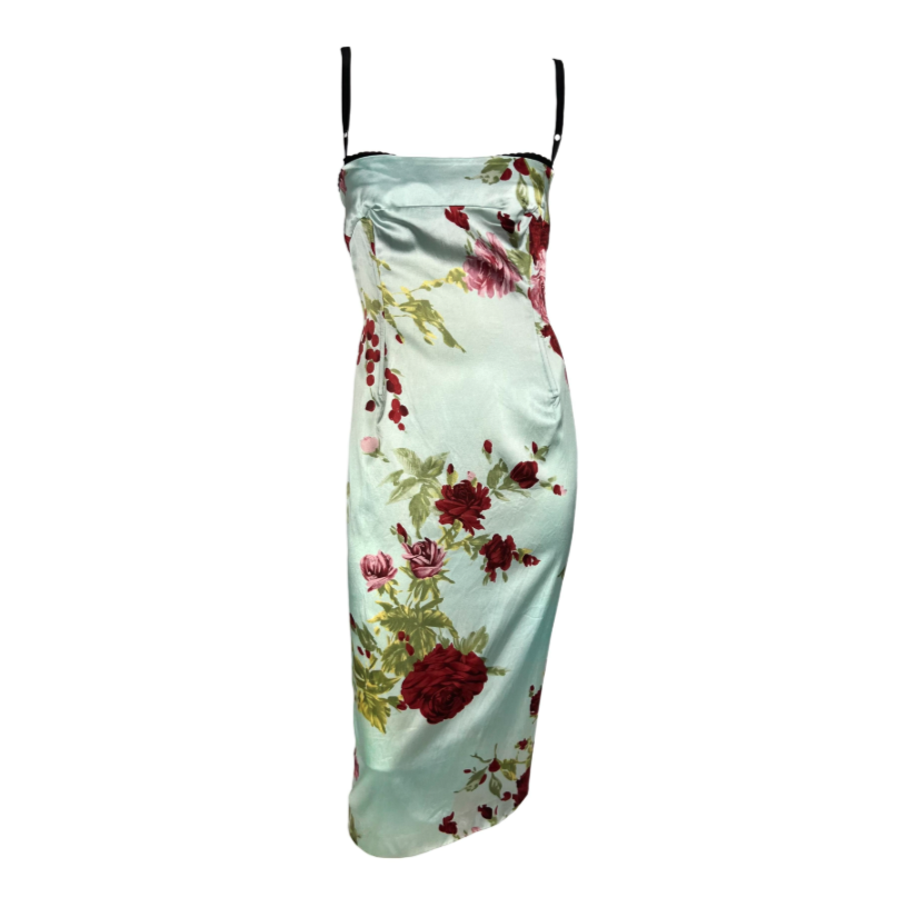 Dolce & Gabbana Spring Summer 1999 Silk Floral Corset Dress The Raret Dolce & Gabbana Spring Summer 1999 Silk Floral Corset Dress The Raret