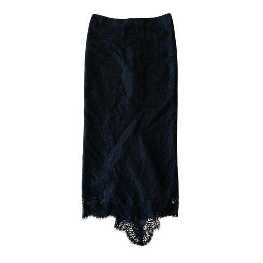 Alexander McQueen 1990s Lace Skirt