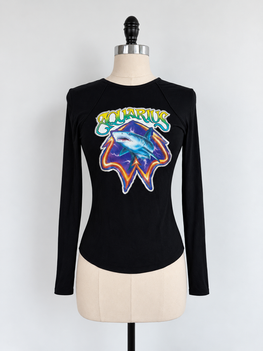 Mannequin front - Chloé FW 2000 Zodiac Aquarius T-Shirt