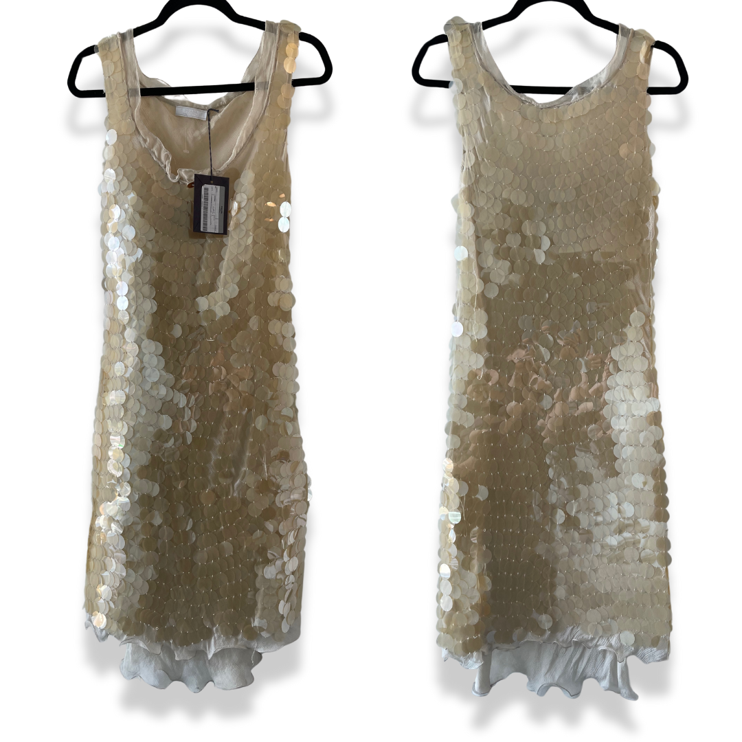 Prada 1999 Chiffon & Paillette Dress