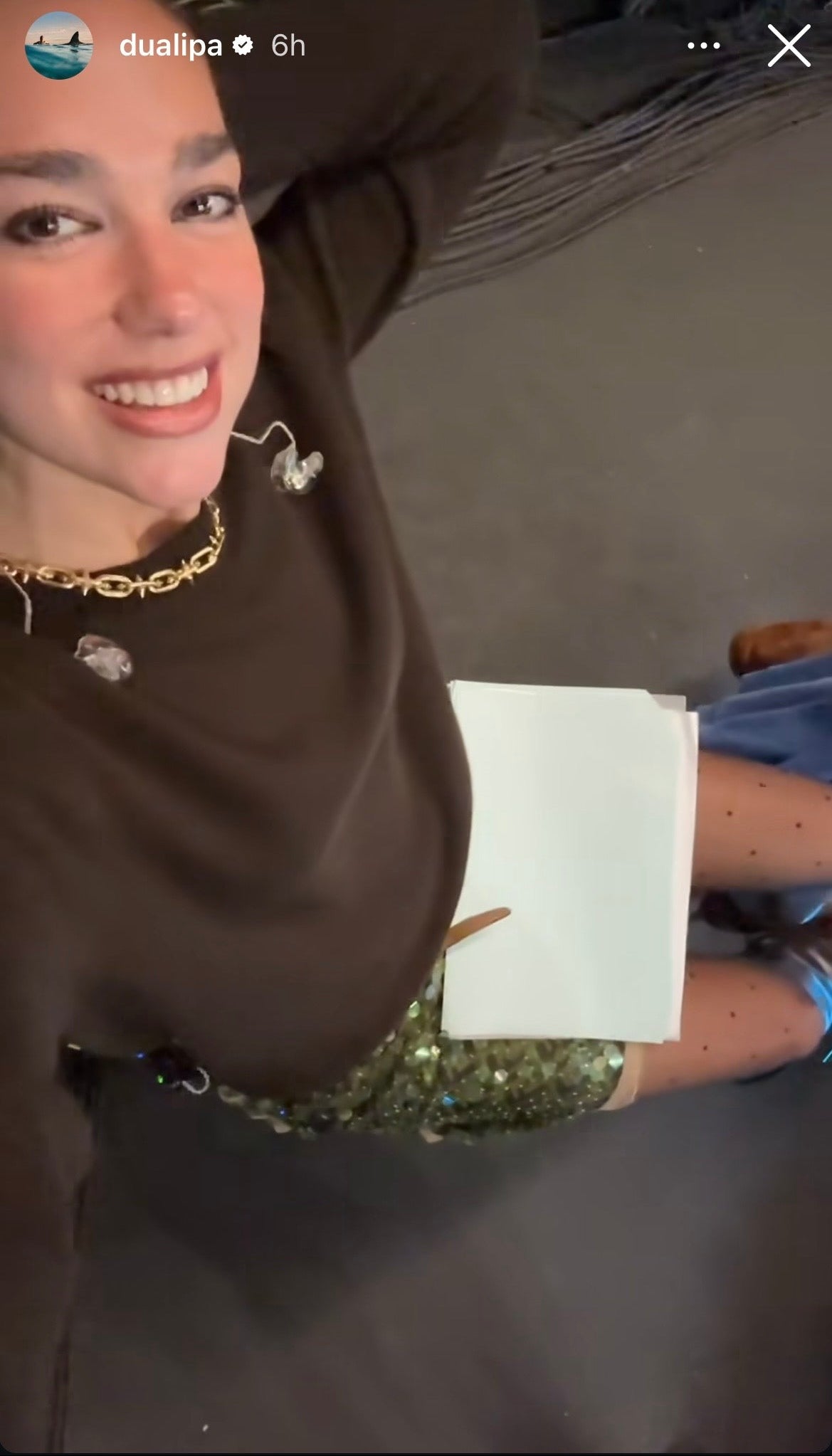 Fendi Spring Summer 2000 Runway Zucca Green Sequin Skirt