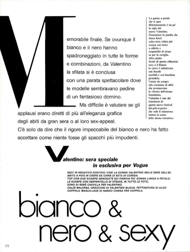 Valentino Spring Summer 1983 Runway Peplum Scalloped Gown