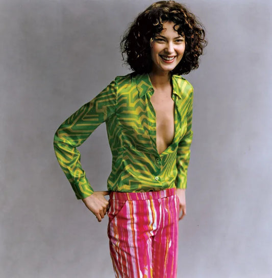 Gucci Spring Summer 1996 Runway Pink Paint Pant