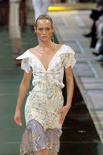 Chloé Spring Summer 2000 'I Love You' Linen Corset + Skirt Set