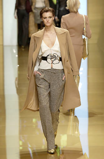 Valentino Fall Winter 2002 Braided Gold Flower Belt