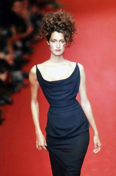 Vivienne Westwood Spring Summer 1997 Runway Gray Blue Gown