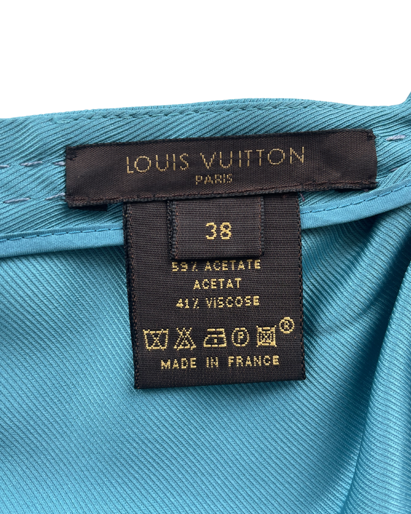 Louis Vuitton Spring Summer 2004 Teal Corset Top