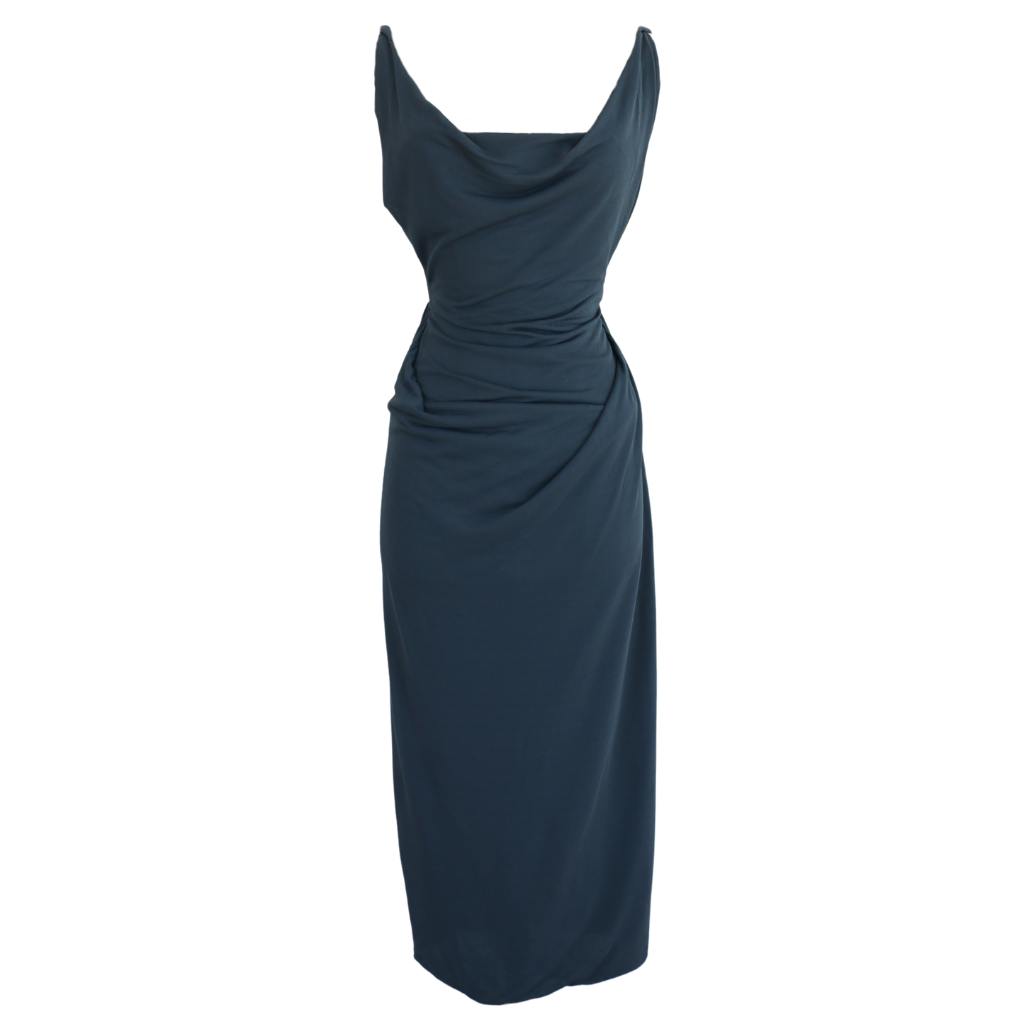 Vivienne Westwood Spring Summer 1997 Runway Gray Blue Gown