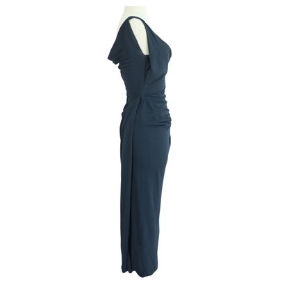 Vivienne Westwood Spring Summer 1997 Runway Gray Blue Gown The Raret Vivienne Westwood Spring Summer 1997 Runway Gray Blue Gown The Raret
