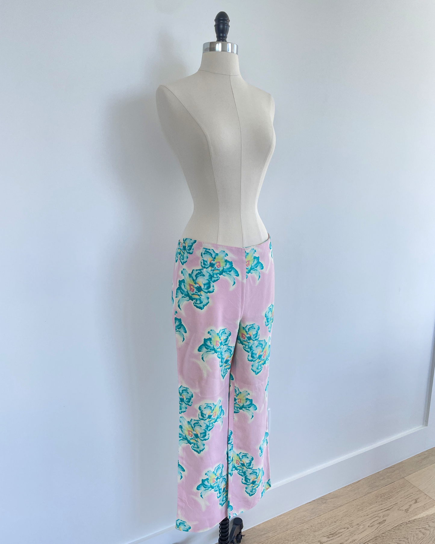 Gianni Versace Spring Summer 1999 Runway Floral Pants