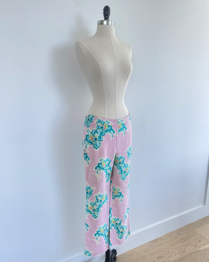 Gianni Versace Spring Summer 1999 Runway Floral Pants