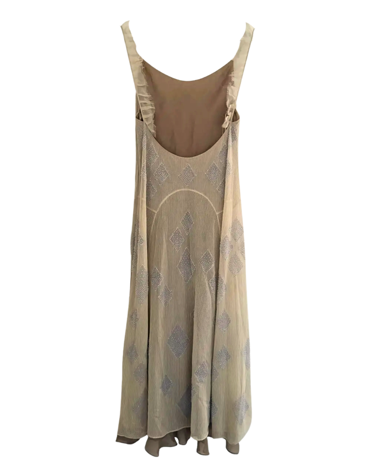 Chloé Fall Winter 2000 Runway Beaded Midi Dress Look 7