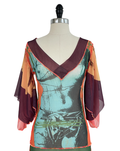 Jean Paul Gaultier Spring Summer 1999 Venus de Milo Kimono Dress