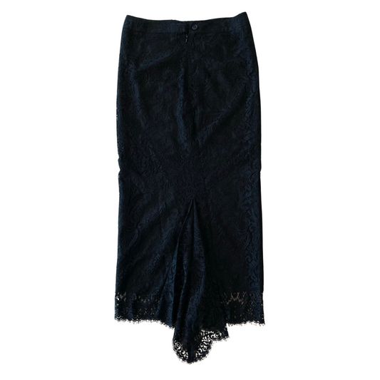 Alexander McQueen 1990s Lace Skirt