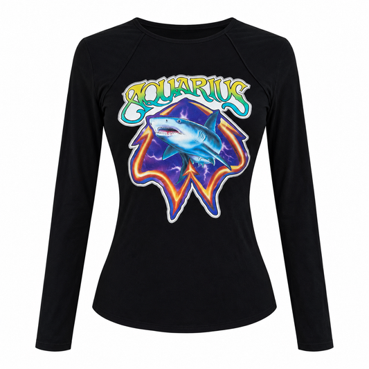 Front full - Chloé FW 2000 Zodiac Aquarius T-Shirt