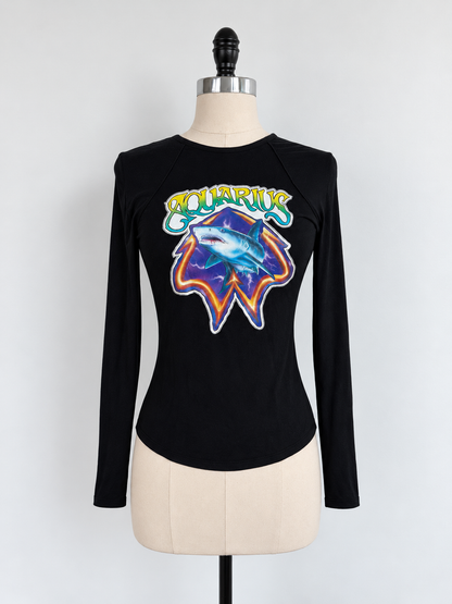 Mannequin front - Chloé FW 2000 Zodiac Aquarius T-Shirt