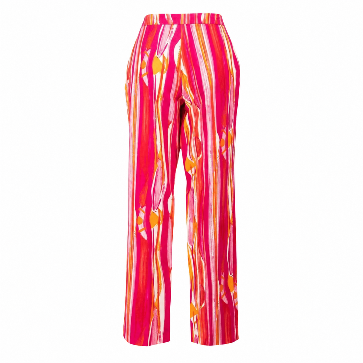 Gucci Spring Summer 1996 Runway Pink & Orange Paint Pant