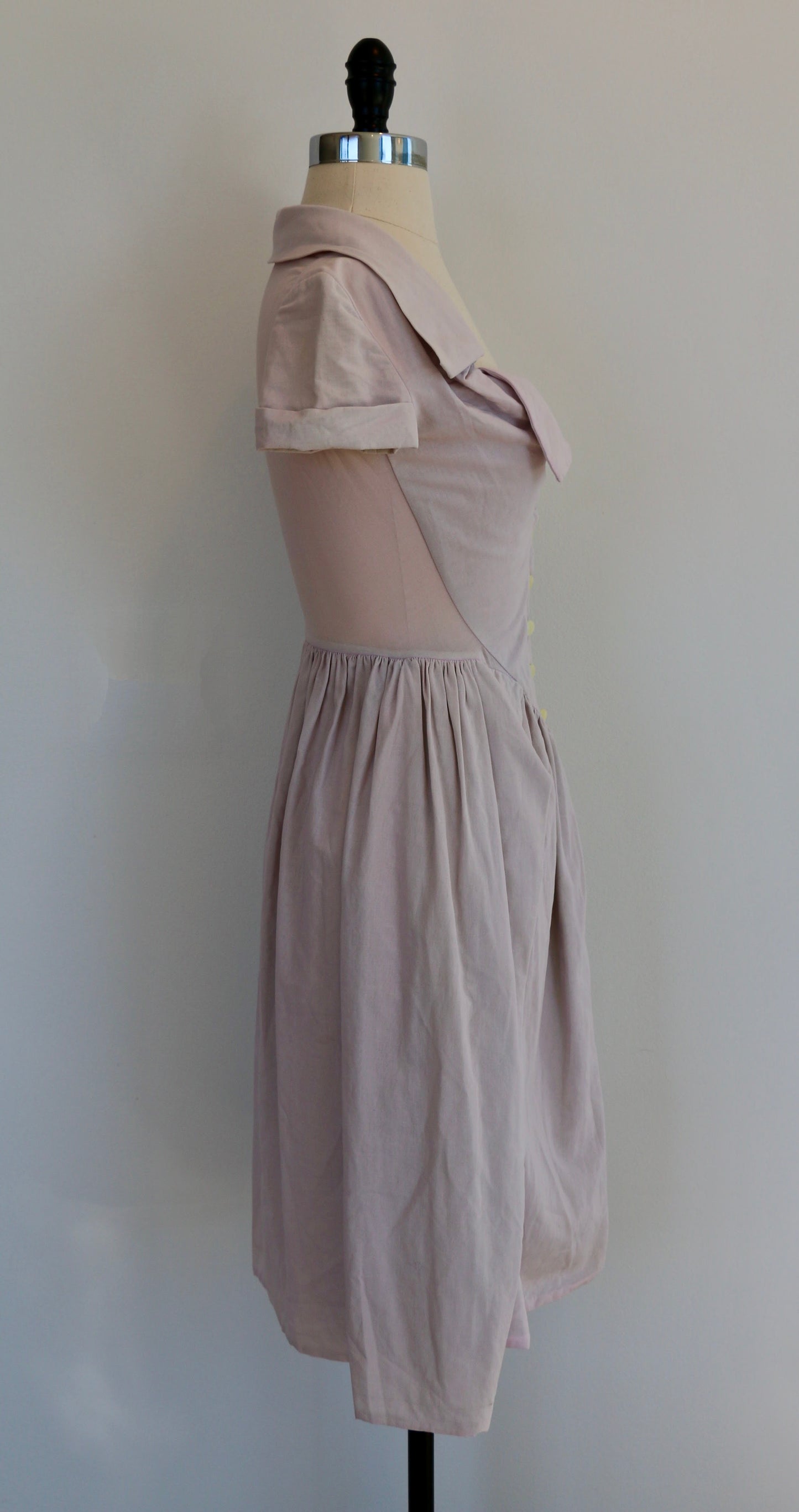 Vivienne Westwood Spring Summer 1997 Runway Cotton Pink Dress