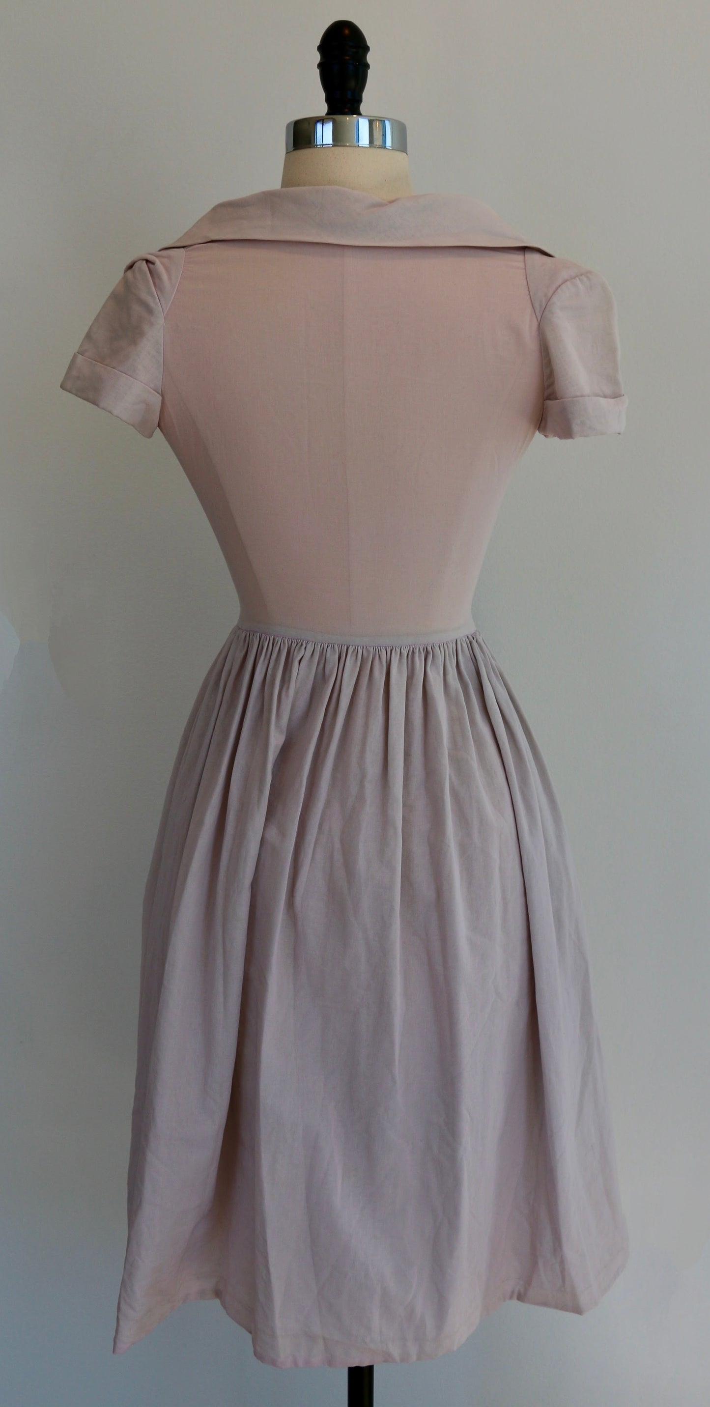 Vivienne Westwood Spring Summer 1997 Runway Cotton Pink Dress