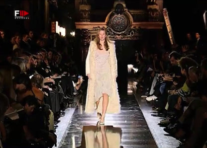 Chloé Fall Winter 2000 Runway Beaded Midi Dress Look 7