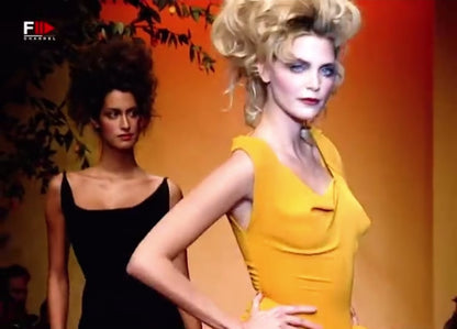 Vivienne Westwood Spring Summer 1997 Runway Gray Blue Gown