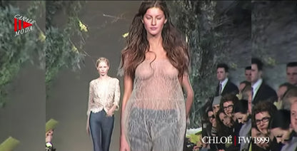 Chloé Fall Winter 1999 Runway Lace Dress