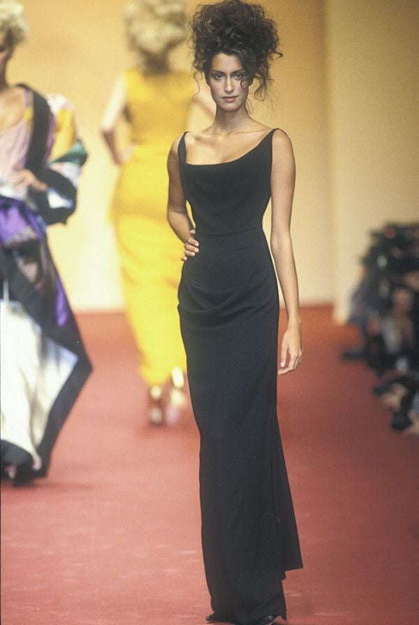 Vivienne Westwood Spring Summer 1997 Runway Gray Blue Gown